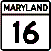Maryland State Route Marker