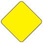 Road Hazard Marker (Solid Yellow) - 18-inch