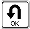 U-Turn OK - 18-, 24-, 30- or 36-inch