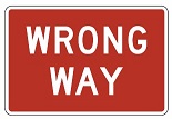 Wrong Way - 30x18-inch (Most Popular Size)
