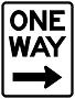 One Way - 12x18-, 18x24-, 24x30- or 30x36-inch