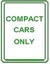Compact Cars Only - 12x18-inch
