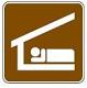 Sleeping Shelter symbol - 12-inch