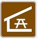 Picnic Shelter symbol - 12-inch