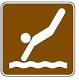 Diving Area symbol - 12-inch