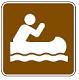 Canoeing symbol - 12-inch