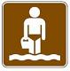 Wading Area symbol - 12-inch