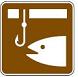 Ice Fishing symbol - 12-inch