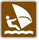 Wind Surfing symbol - 12-inch