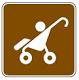 Strollers symbol - 12-inch