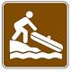 Hand Boat Launch symbol - 12-inch