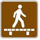 Walk on Boardwalk symbol - 12-inch