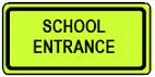 School Entrance - 24x12- or 30x18-inch