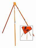 Tripod Sign Stand - Orange legs