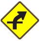 Cross Road Curve symbol - 18-, 24-, 30- or 36-inch