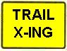Trail X-ING plate - 18x12-, 24x18-, 30x24- or 36x30-inch