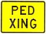 Ped Xing plate - 18x12-, 24x18-, 30x24- or 36x30-inch