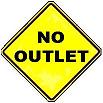No Outlet - 18-, 24-, 30- or 36-inch