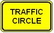 Traffic Circle plate - 18x12-, 24x18-, 30x24- or 36x30-inch
