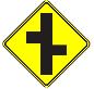 Offset Side Roads symbol (Right) - 18-, 24-, 30- or 36-inch