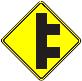Double Side Roads symbol - 18-, 24-, 30- or 36-inch