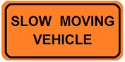 Slow Moving Vehicle - 36x18-inch