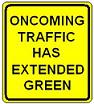 Oncoming Traffic Has Extended Green - 12x18-, 18x24-, 24x30- or 30x36-inch