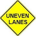 Uneven Lanes - 18-, 24-, 30- or 36-inch