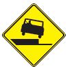 Shoulder Drop-off symbol - 18-, 24-, 30- or 36-inch