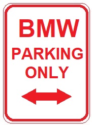 BMW - 12x18-inch