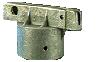 3-inch Pipe Post Bracket Cap with 5 1/2-inch slot