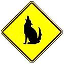 Coyote Crossing symbol - 18-, 24-, 30- or 36-inch