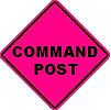 Command Post - 36- or 48-inch Pink Roll-up