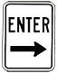 Enter with Arrow - 12x18-, 18x24-, 24x30- or 30x36-inch