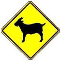 Goat Crossing symbol - 18-, 24-, 30- or 36-inch