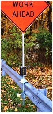 Guard Rail Sign Stand
