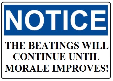 18x12-inch NOTICE THE BEATINGS...