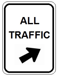 ALL TRAFFIC - 12x18-, 18x24-, 24x30- or 30x36-inch