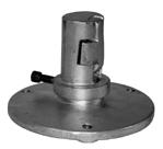 2 3/8-inch Round Pipe Post Surface Mount Base