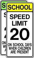 School Speed - 24x48-inch