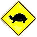 Turtle Crossing symbol - 18-, 24-, 30- or 36-inch