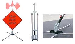 Twinflex Sign Stand for Roll-up or Aluminum Signs