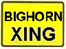 Bighorn Xing plate - 18x12-, 24x18-, 30x24- or 36x30-inch