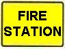 Fire Station plate - 18x12-, 24x18-, 30x24- or 36x30-inch