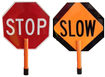 STOP/SLOW Paddle