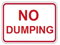 no dumping