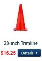 Trimline Traffic Cone Orange 28 inch